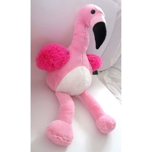 Fiesta Toys Pink Flamingo Plush Animal 13" - Soft & Cuddly - New with Tags 2017 - Picture 3 of 10